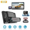 3 Lense Car Camera Full HD 1080P Car DVR@ido.lk