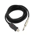 Cart 5 USB To 6.5mm Jack Audio Adapter Converter USB Guitar Cable @ ido.lk