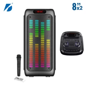 KTS 1755 Bluetooth Karaoke Speaker with Wireless Mic@ido.lk