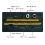 HDMI Audio Extractor Converter 4K – SPDIF Optical + RCA L/R Stereo Audio Splitter Best Price in Sri Lanka From Dealhub.lk
