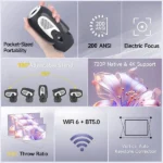 Magcubic HY300X Portable Smart Projector – 720P Electric Focus Best Price in Sri Lanka From Dealhub.lk