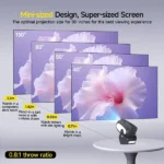 Magcubic HY300X Portable Smart Projector – 720P Electric Focus Best Price in Sri Lanka From Dealhub.lk