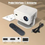 Magcubic L018 Portable Smart Projector – Native 1080P 180° Rotation Best Price in Sri Lanka From Dealhub.lk