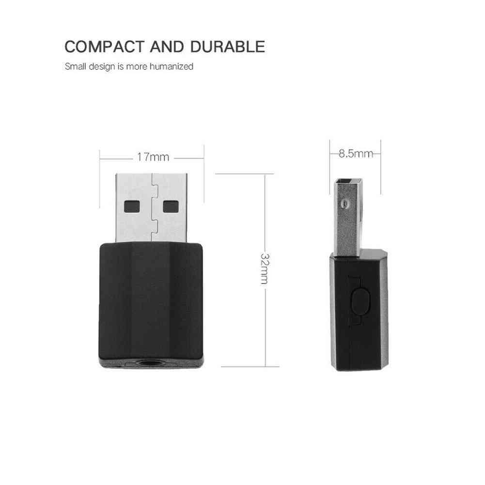 Buy 2 In 1 Bluetooth 5.0 Receiver Transmitter Adapter New Arrivals Audio Adapter 3.5mm for TV MP3 Car Speaker Hot Sale on ezbuy TH