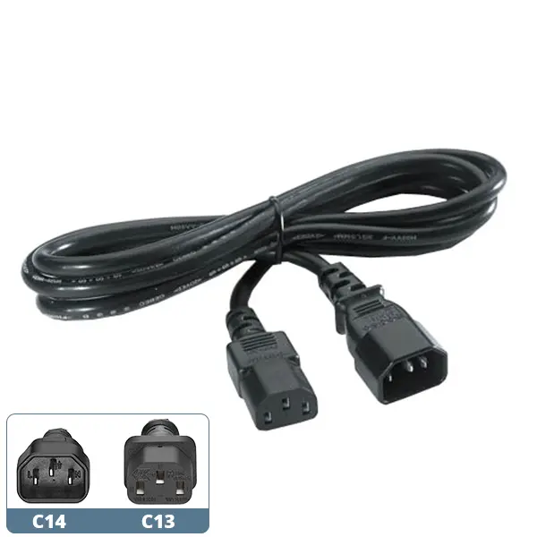 Computer Power Cable Male to Female IEC C14 to IEC C13 PDU Power Cord in Sri Lanka@ido.lk