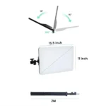 Plokama 19 Inch LED Video Fill Light Panel with Stand Best Price in Sri Lanka From Dealhub.lk