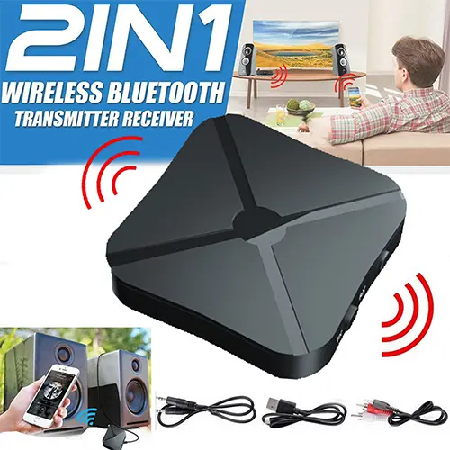2 in 1 Wireless Audio Transmitter Receiver Best Price in Sri Lanka From Dealhub.lk