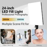 Plokama P24 24-inch LED Video Light Panel Lighting Kit with Light Stand Best Price in Sri Lanka From Dealhub.lk