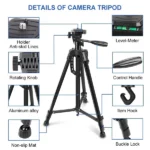 3366 Portable Tripod Stand for Phone/DSLR Camera Best Price in Sri Lanka From Dealhub.lk
