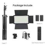 50W Portable LED Light Panel LED-880 Pro Video and Photo Lighting Kit Best Price in Sri Lanka From Dealhub.lk