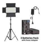50W Portable LED Light Panel LED-880 Pro Video and Photo Lighting Kit Best Price in Sri Lanka From Dealhub.lk