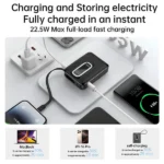 Aspor A313 10000mAh Magnetic Wireless Power Bank (22.5W Fast Charge) Best Price in Sri Lanka From Dealhub.lk