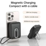 Aspor A313 10000mAh Magnetic Wireless Power Bank (22.5W Fast Charge) Best Price in Sri Lanka From Dealhub.lk