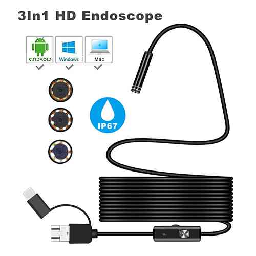 Endoscope Camera 3 in 1 For Android and PC Best Price in Sri Lanka From Dealhub.lk
