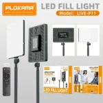 LED Fill Light Panel Video Light with Stand Plokama LIVE-P11 Best Price in Sri Lanka From Dealhub.lk