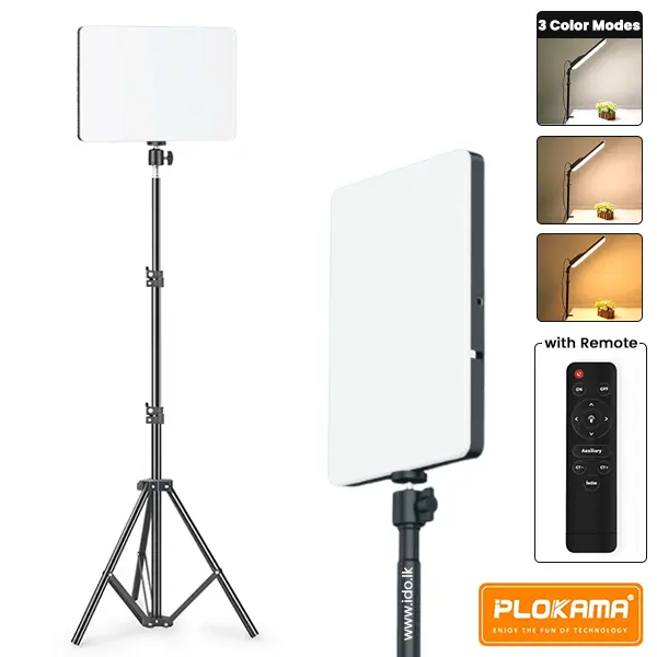 LED Fill Light Panel Video Light with Stand Plokama LIVE-P11 Best Price in Sri Lanka From Dealhub.lk