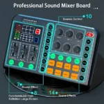 M6 Live Sound Card with Condenser Microphone Best Price in Sri Lanka From Dealhub.lk