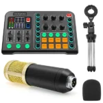 M6 Live Sound Card with Condenser Microphone Best Price in Sri Lanka From Dealhub.lk
