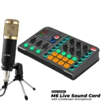 K500 Sound Card With Condenser Mic Best Price in Sri Lanka From Dealhub.lk