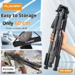 PLOKAMA PK-9999 2.1M Camera Tripod with Mobile Phone Holder Best Price in Sri Lanka From Dealhub.lk