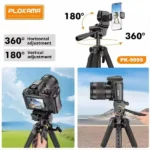 PLOKAMA PK-9999 2.1M Camera Tripod with Mobile Phone Holder Best Price in Sri Lanka From Dealhub.lk