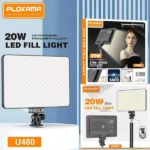 PLOKAMA U480 Rechargeable LED Fill Light 20W Best Price in Sri Lanka From Dealhub.lk