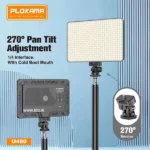 PLOKAMA U480 Rechargeable LED Fill Light 20W Best Price in Sri Lanka From Dealhub.lk