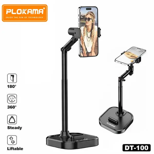 Plokama DT-100 Desktop Phone Holder Best Price in Sri Lanka From Dealhub.lk