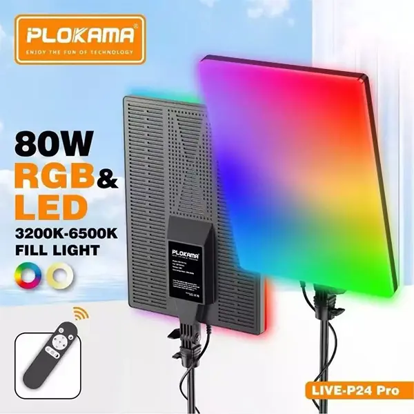 Plokama Live P24 Pro RGB LED Fill Light Panel Best Price in Sri Lanka From Dealhub.lk