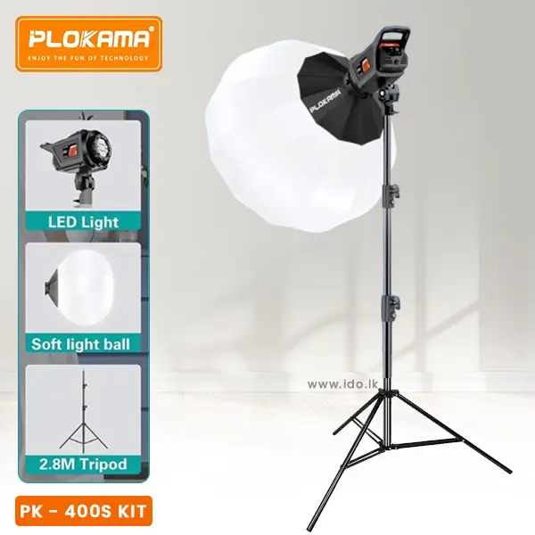 Plokama PK-400s Video Light Kit for Photography Best Price in Sri Lanka From Dealhub.lk