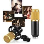 Professional Condenser Microphone with V8 Soundcard Best Price in Sri Lanka From Dealhub.lk