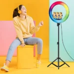 Plokama R45 Pro Soft LED RGB Ring light 17.5inch Best Price in Sri Lanka From Dealhub.lk