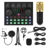 V8S Live Sound Card with BM800 Condenser Mic Best Price in Sri Lanka From Dealhub.lk