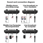 V9 Sound Card with Condenser Mic Best Price in Sri Lanka From Dealhub.lk