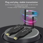 100M HDMI Wireless Extender Transmitter and Receiver Best Price in Sri Lanka From Dealhub.lk