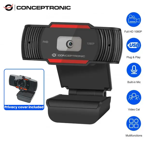 1080P Full HD Webcam with Microphone Best Price in Sri Lanka From Dealhub.lk