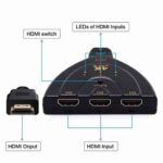 3 in 1 HDMI Switch 3 in 1 out Port Hub Switcher Best Price in Sri Lanka From Dealhub.lk
