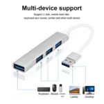 4 Port USB 3.0 Hub Slim Portable USB Hub Extensions Best Price in Sri Lanka From Dealhub.lk