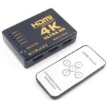 5 Port 4K HDMI Switch Switcher Splitter Box Best Price in Sri Lanka From Dealhub.lk