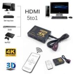 5 Port 4K HDMI Switch Switcher Splitter Box Best Price in Sri Lanka From Dealhub.lk