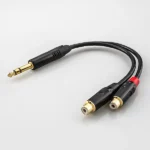 6.5mm TRS Stereo Male to 2 RCA Female Audio Cable Best Price in Sri Lanka From Dealhub.lk