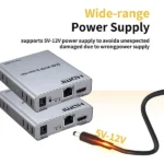 60M HDMI KVM Extender with USB Control & Audio over Ethernet (1080P) Best Price in Sri Lanka From Dealhub.lk