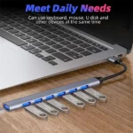7 Ports USB C Hub USB C to USB 3.0 Hub Best Price in Sri Lanka From Dealhub.lk