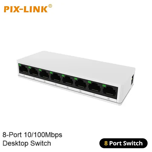 8 Port Network Switch PIX-LINK SW08 10/100Mbps Best Price in Sri Lanka From Dealhub.lk