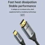 ASPOR A271 USB C to HDMI Cable 2M 4K 30Hz Best Price in Sri Lanka From Dealhub.lk