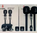 Candc Dual MIC Wireless Interview Microphone 2 Transmitters + 1 Receiver Best Price in Sri Lanka From Dealhub.lk