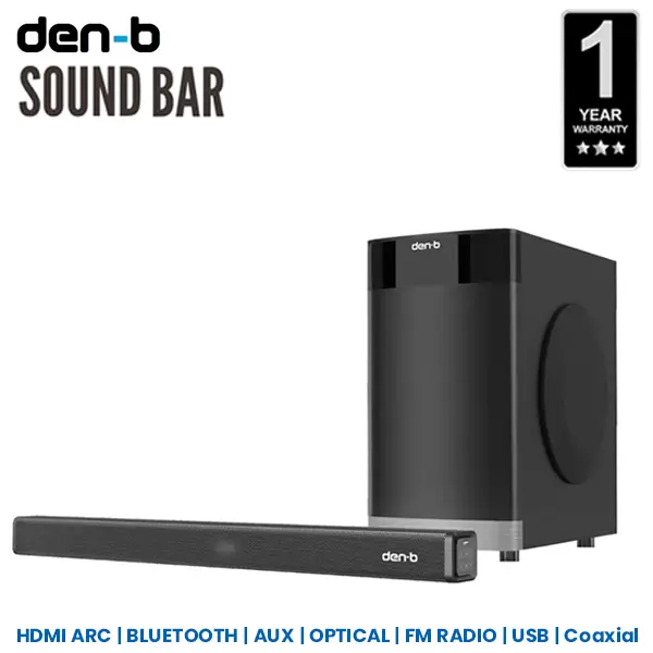 Den B Sound bar Cinematic 2.1 Sound System Best Price in Sri Lanka From Dealhub.lk