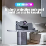 HY360 Plus KTV Smart Projector with 30W Karaoke Speaker – Android 12, Native 1080P Full HD,  WiFi  & 180° Rotating Portable Cinema Best Price in Sri Lanka From Dealhub.lk