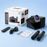 HY360 Plus KTV Smart Projector with 30W Karaoke Speaker – Android 12, Native 1080P Full HD,  WiFi  & 180° Rotating Portable Cinema Best Price in Sri Lanka From Dealhub.lk