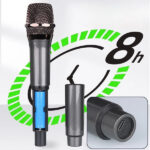 Handheld Rechargeable Wireless Microphone UHF TTD-M10 (6M) Best Price in Sri Lanka From Dealhub.lk